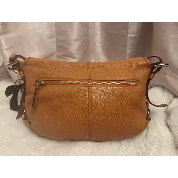 Coach Legacy Leather Saddle Crossbody Bag – Orange / Tan, Style F15170 - Picture 15 of 16